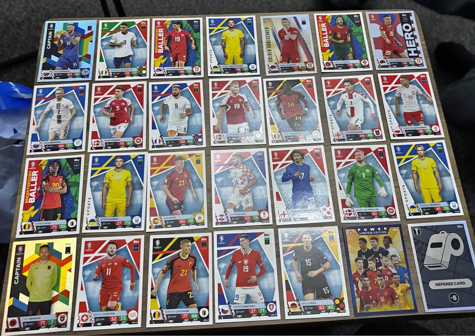 Euro 2024 Topps Match Attax - 30 Cards