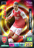 GABRIEL MARTINELLI - FIRE, CARD NO. 406, ARSENAL