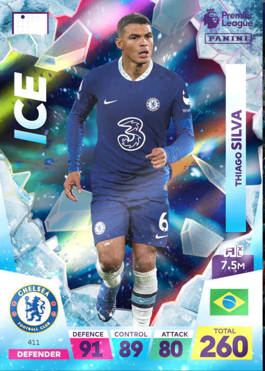 THIAGO SILVA - ICE, CARD NO. 411, CHELSEA