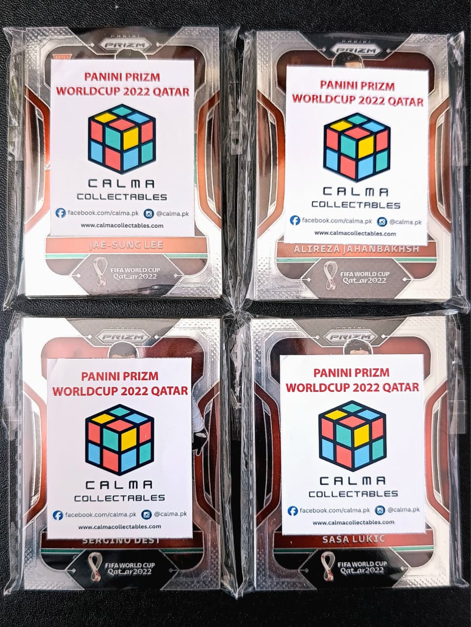 World Cup 2022 Qatar Panini Prizm - 15 Cards