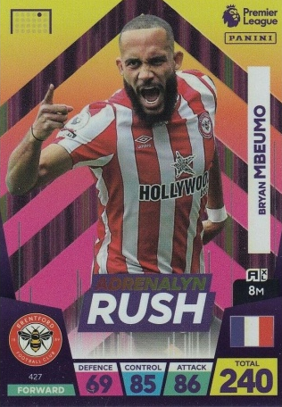BRYAN MBEUMO – ADRENALYN RUSH, #427, BRENTFORD
