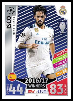 ISCO – 2016/17 WINNERS, #10, REAL MADRID