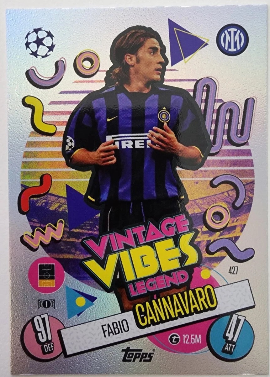 FABIO CANNAVARO – VINTAGE VIBES LEGEND, #427, INTER MILAN