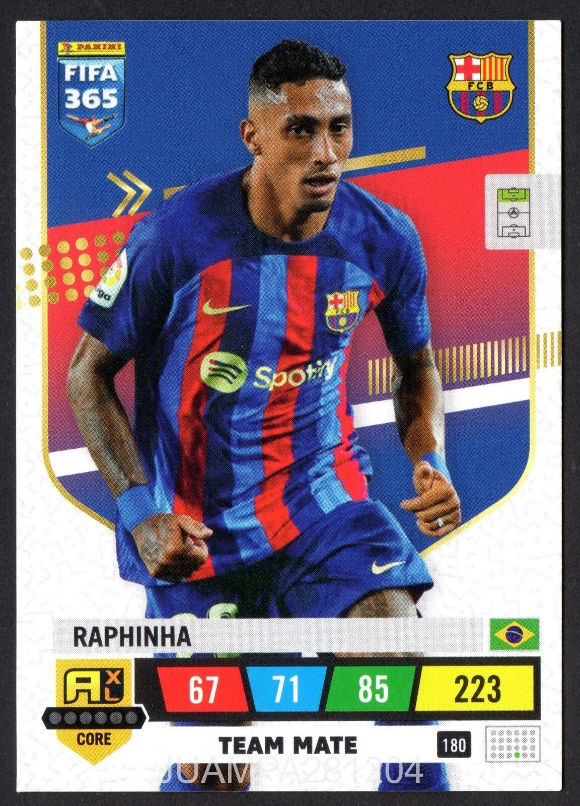 RAPHINHA – TEAM MATE, #180, BARCELONA
