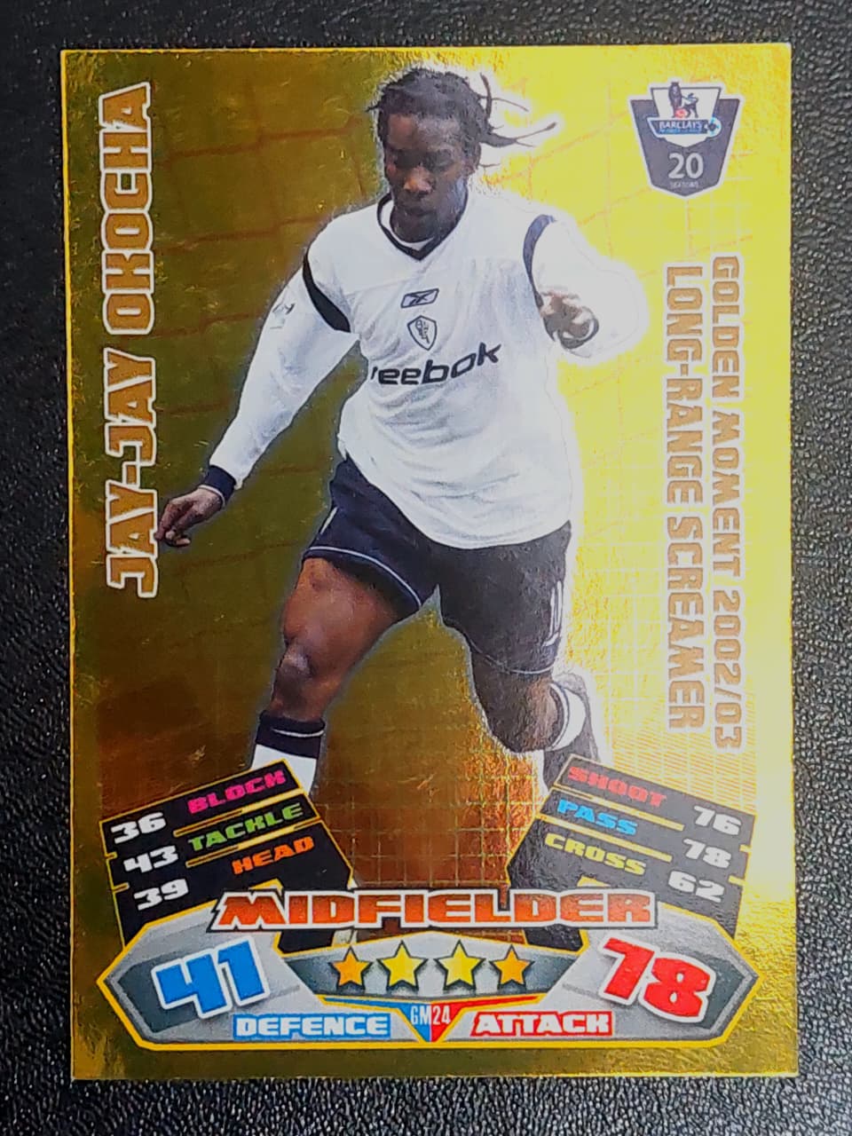 JAY-JAY OKOCHA – GOLDEN MOMENT, GM24, BOLTON WANDERERS
