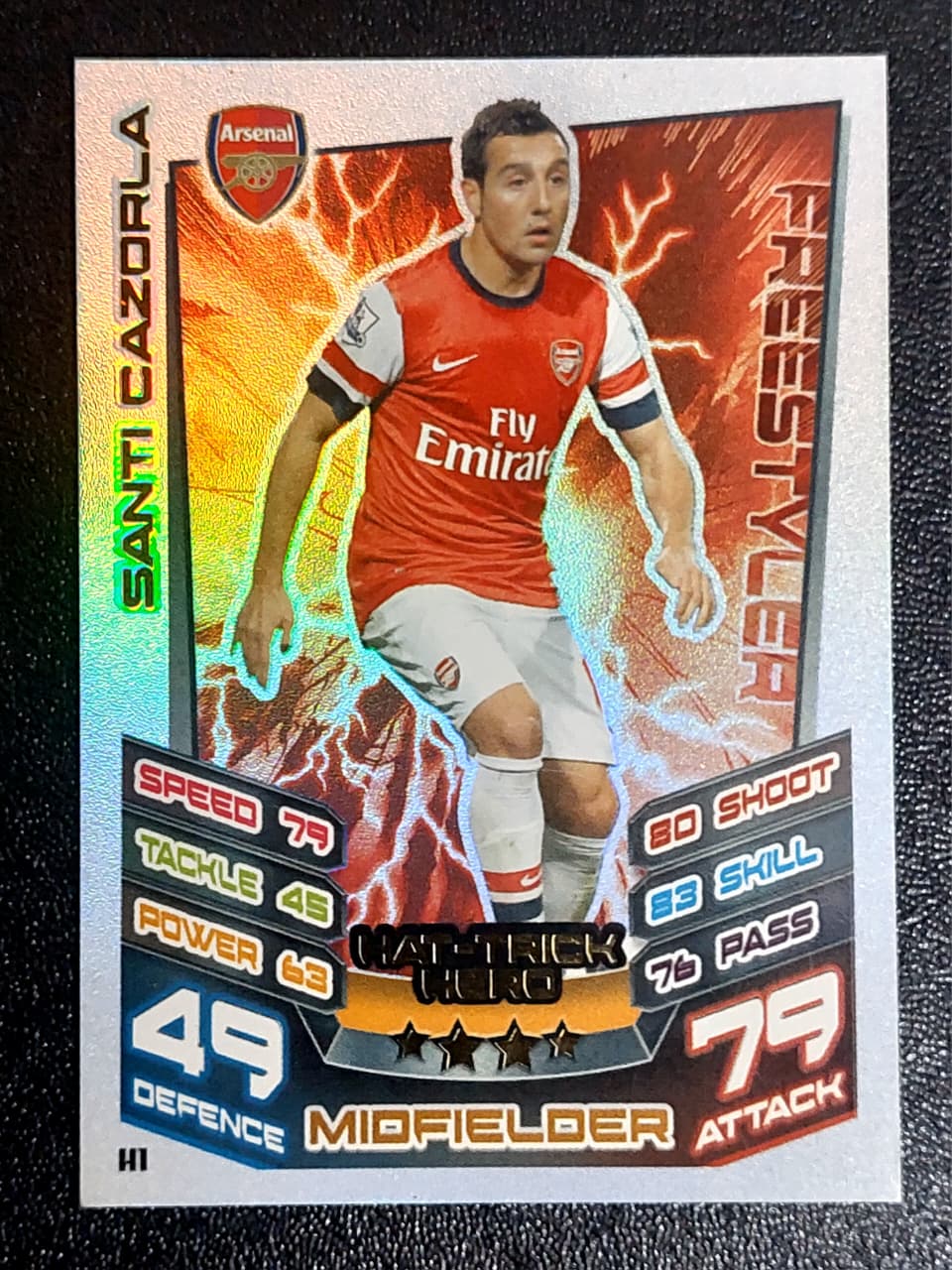 SANTI CAZORLA – HAT-TRICK HERO, H1, ARSENAL FC