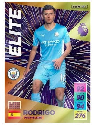 RODRI - ELITE, CARD NO. 458, MANCHESTER CITY