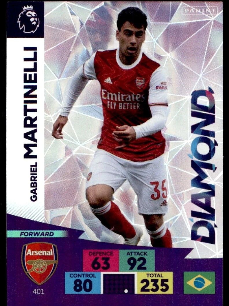 GABRIEL MARTINELLI -DIAMOND, NO. 401, ARSENAL