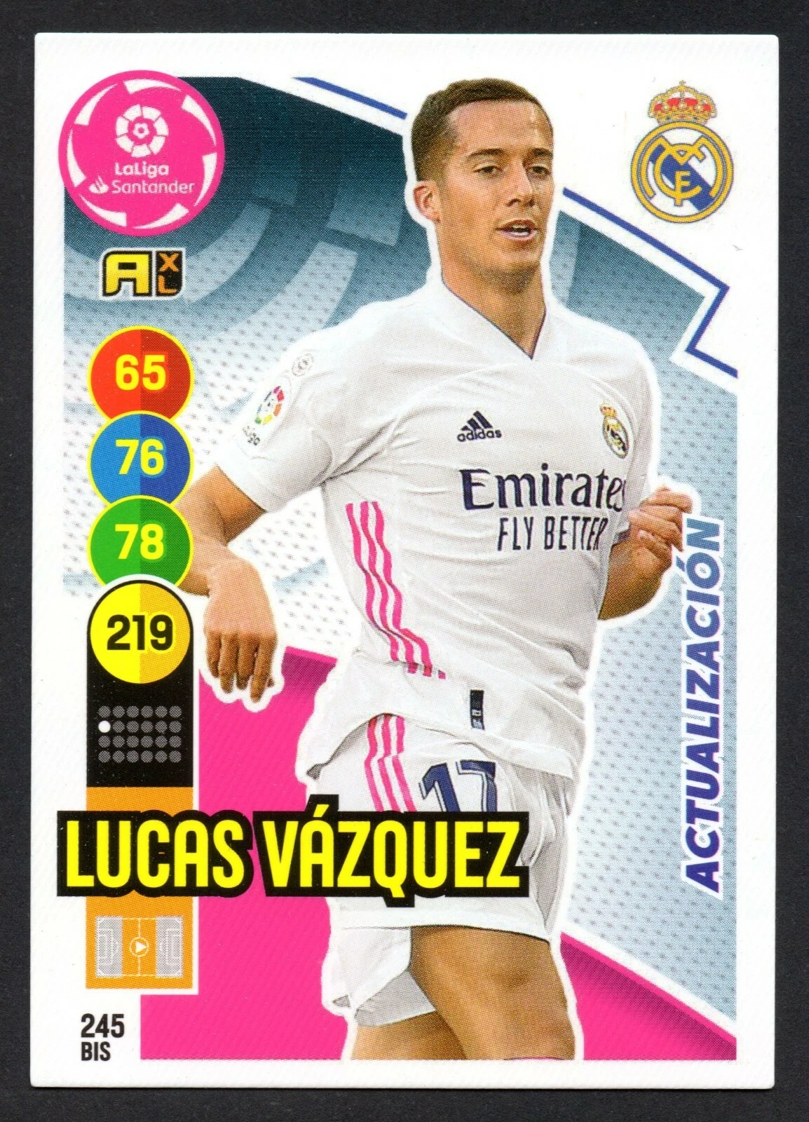 LUCAS VAZQUEZ #245 BIS REAL MADRID - CALMA