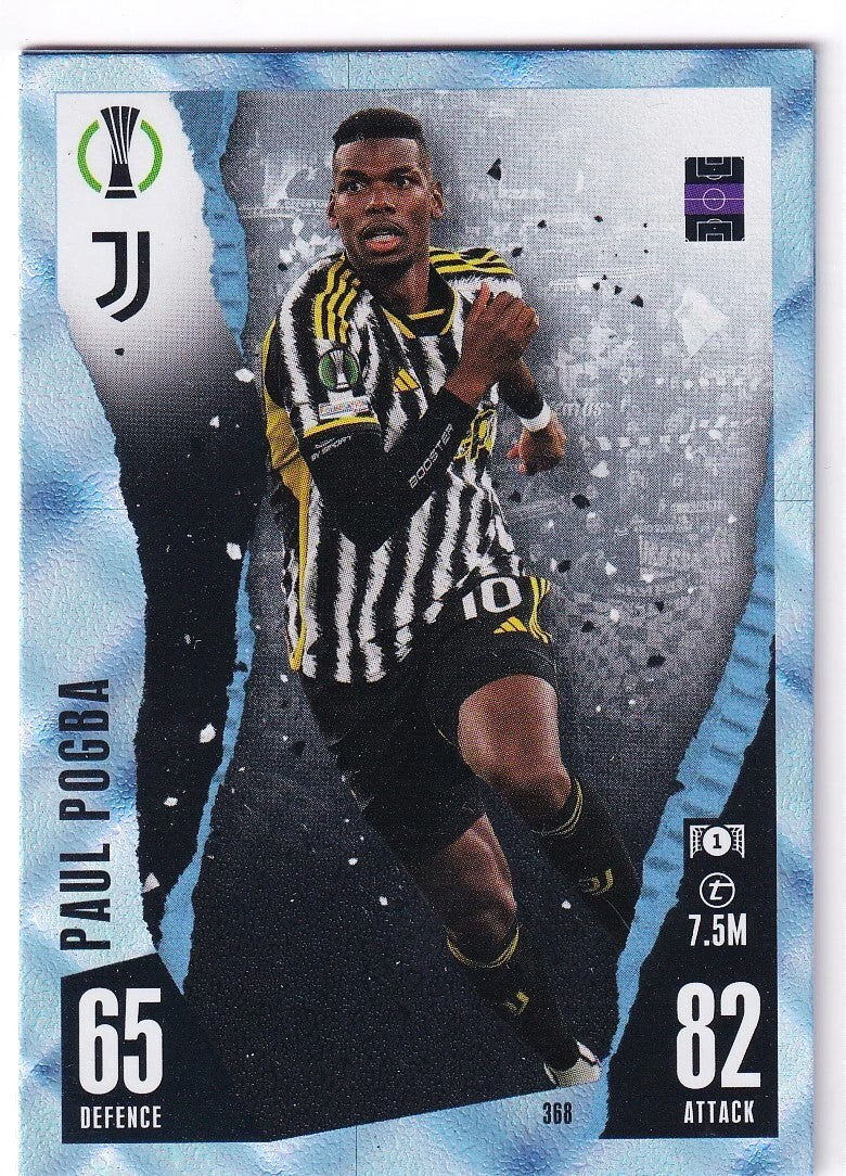 PAUL POGBA – Base Card, No. 368, Juventus