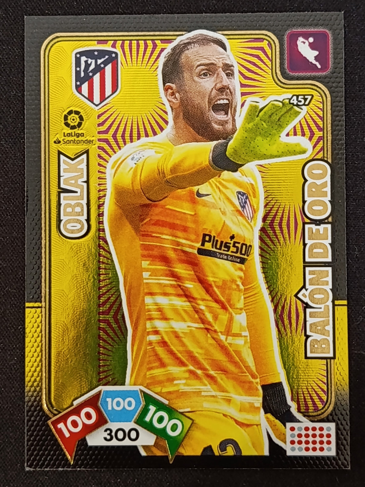 JAN OBLAK - BALON DE ORO, 457, ATLETICO MADRID
