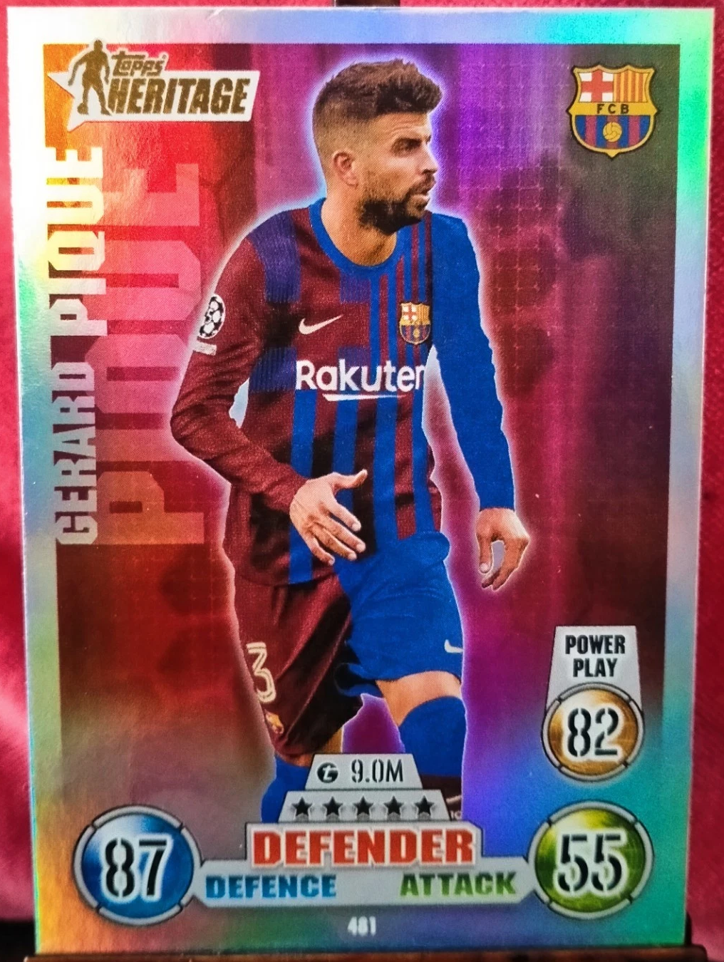 GERARD PIQUE #481 FC BARCELONA - CALMA