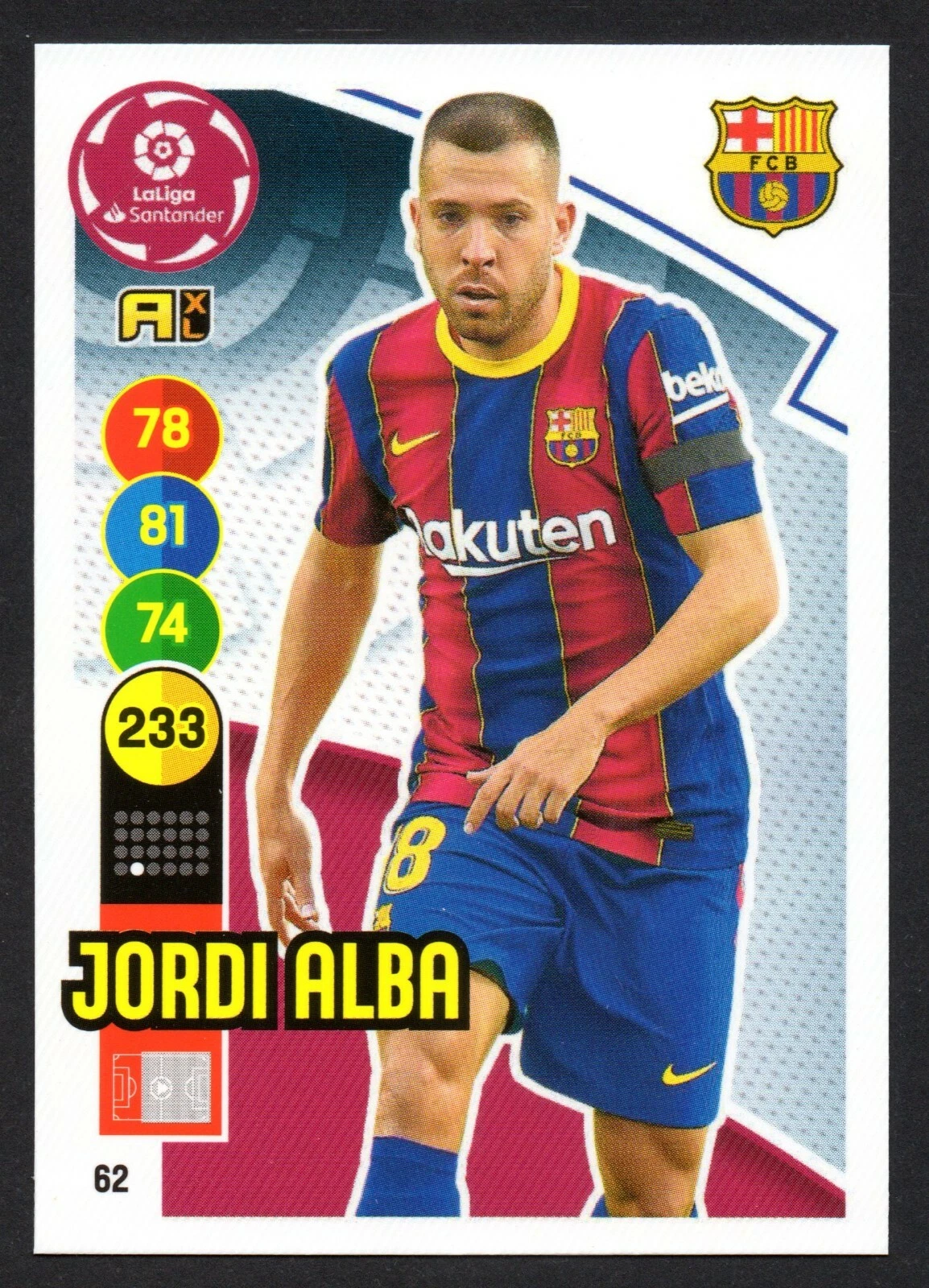 JORDI ALBA #62 FC BARCELONA - CALMA