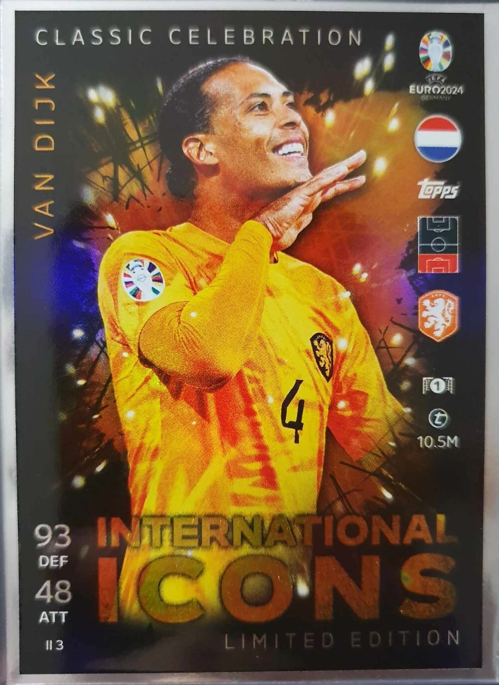 VIRGIL VAN DIJK #II3 NETHERLANDS