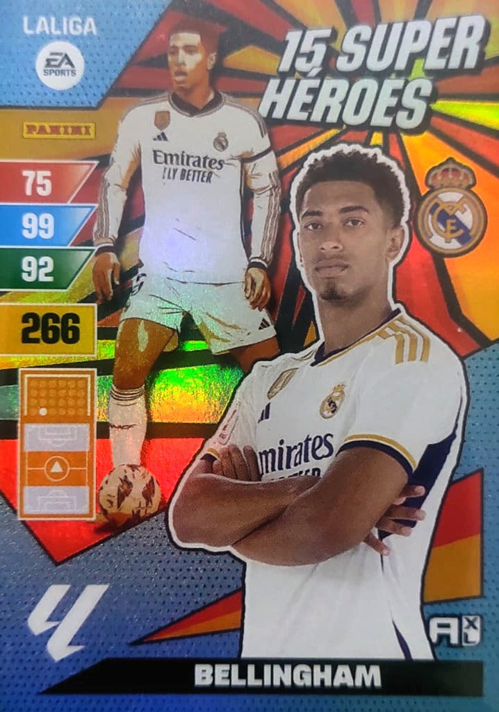 JUDE BELLINGHAM – 15 SUPER HEROES, #266, REAL MADRID