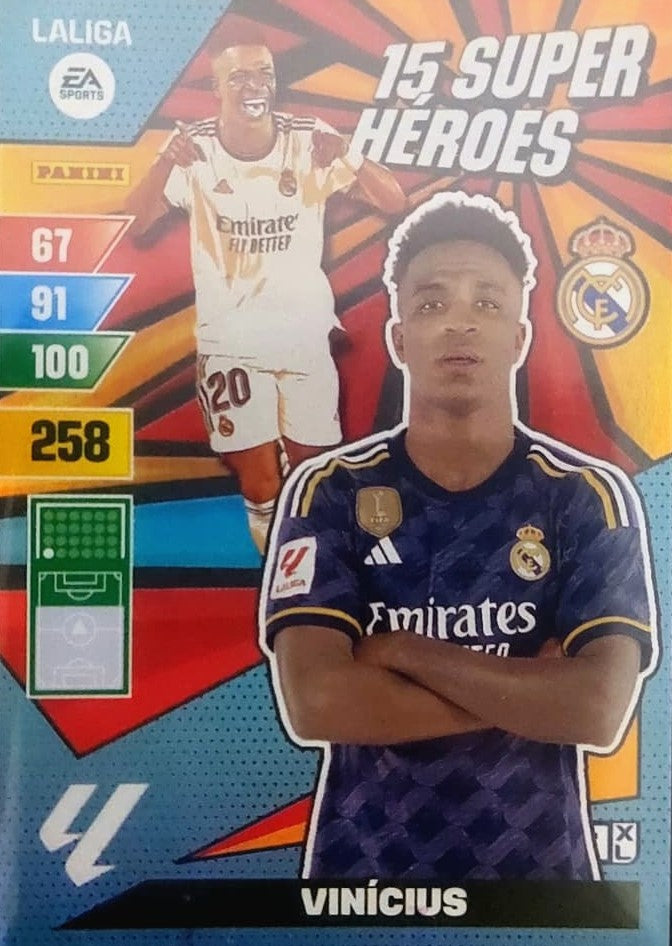 VINÍCIUS – 15 SUPER HEROES, #258, REAL MADRID