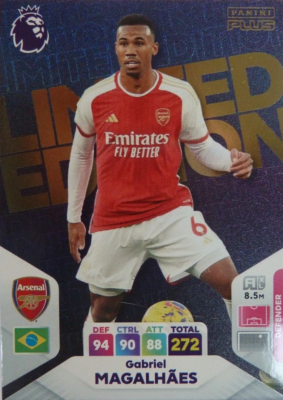 GABRIEL MAGALHÃES – LIMITED EDITION, #272, ARSENAL