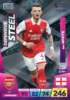 BEN WHITE – DEFENSIVE STEEL, #379, ARSENAL