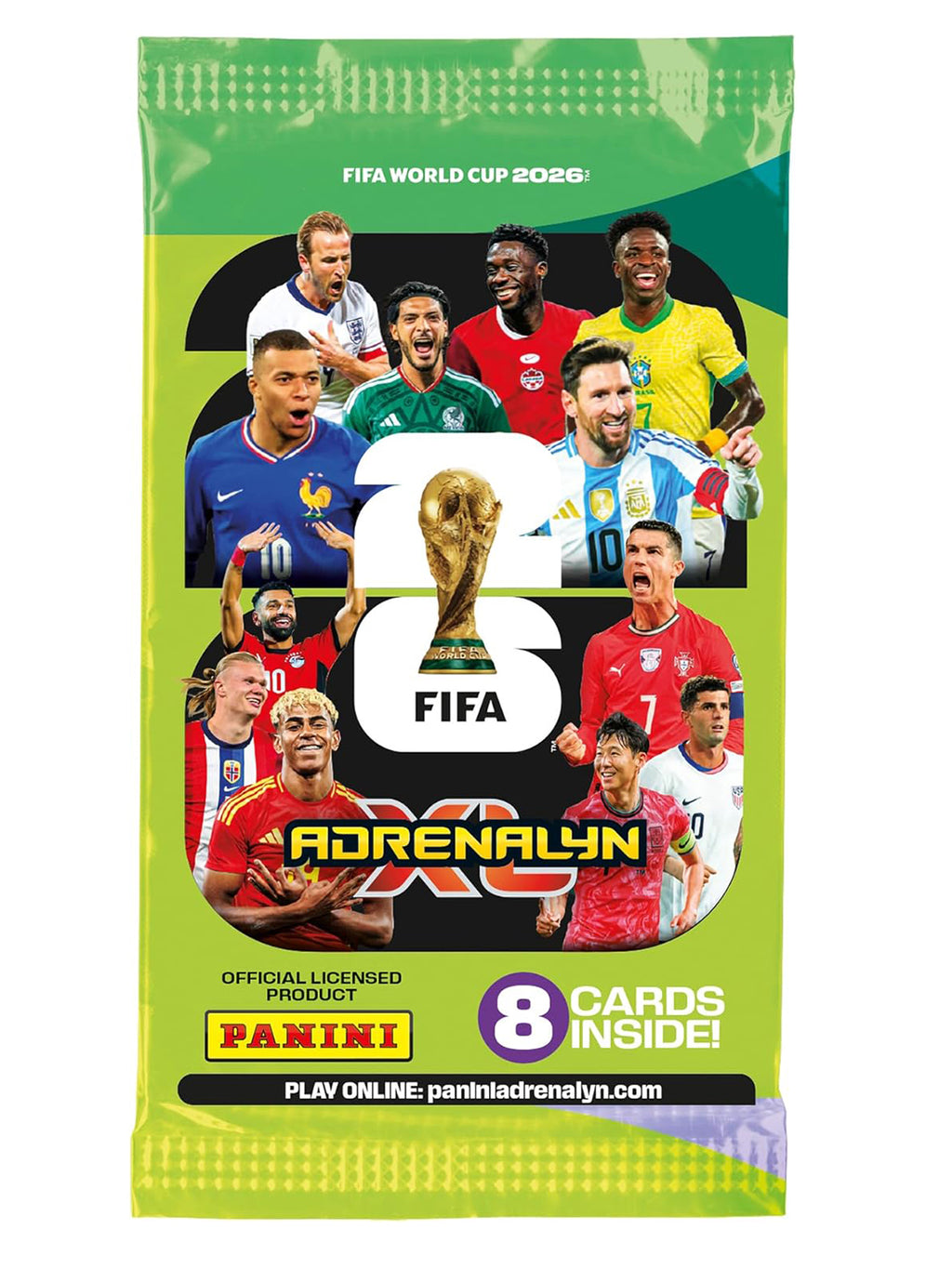 FIFA WORLD CUP 2026 Panini Adrenalyn XL - 8 Cards Pack