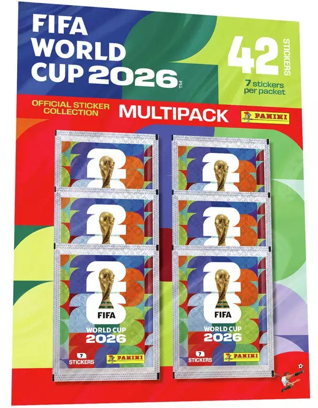 Panini FIFA World Cup 2026 Sticker Collection - Multi Pack of 6