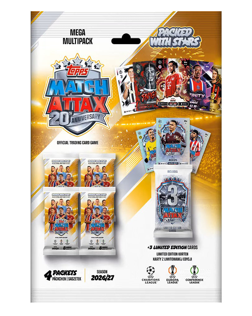 Topps Match Attax 2026/27 – Mega Multipack
