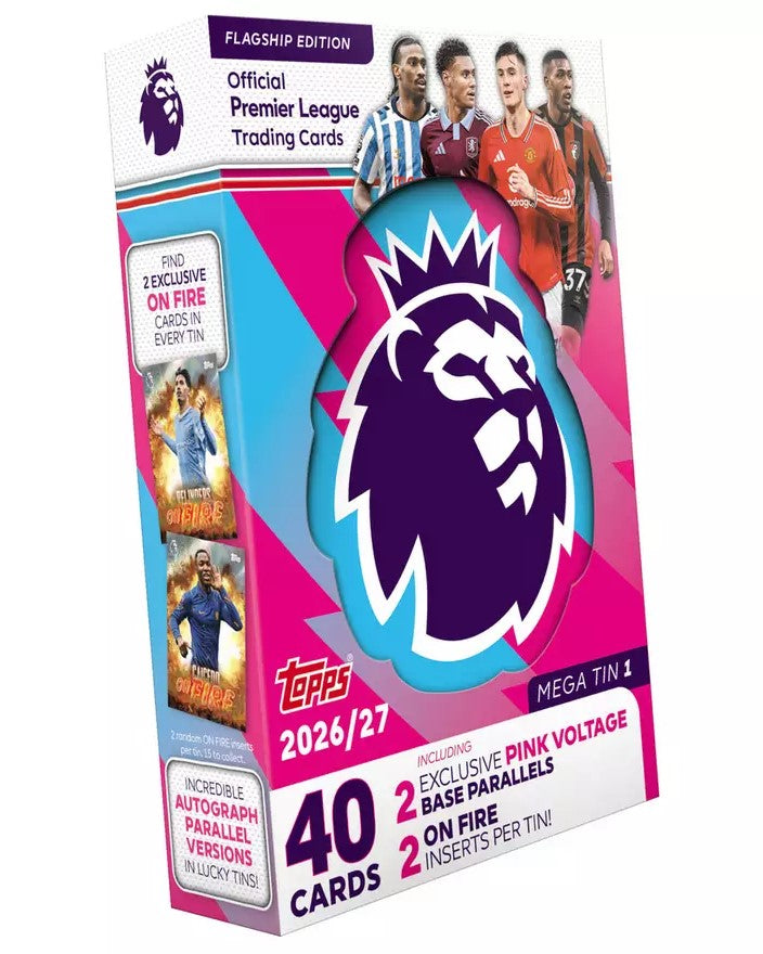 Topps Premier League 2026/2027 Flagship Edition - Mega Tin