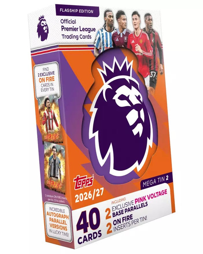 Topps Premier League 2026/2027 Flagship Edition - Mega Tin