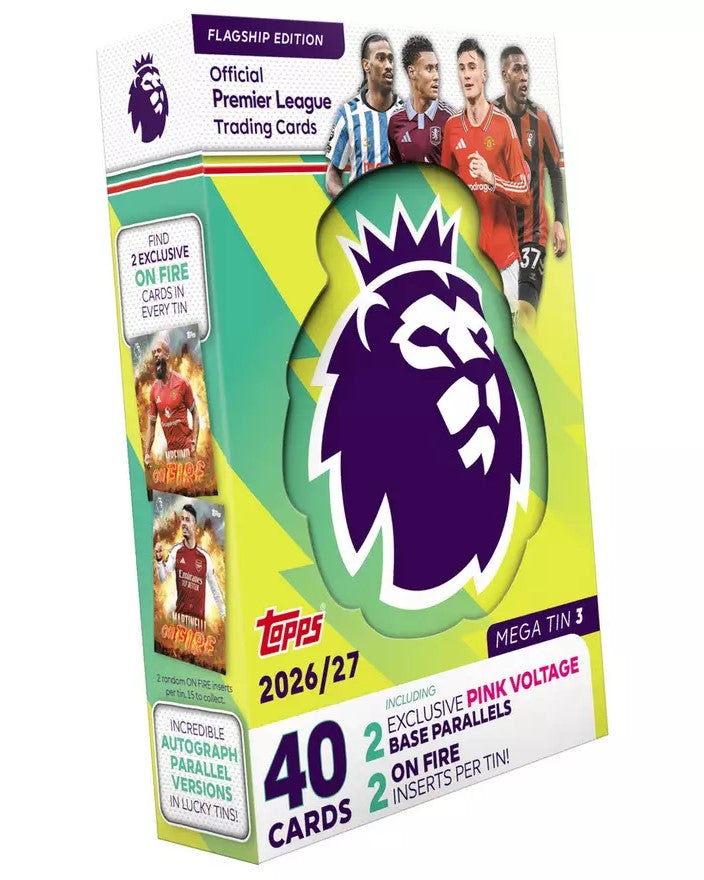 Topps Premier League 2026/2027 Flagship Edition - Mega Tin